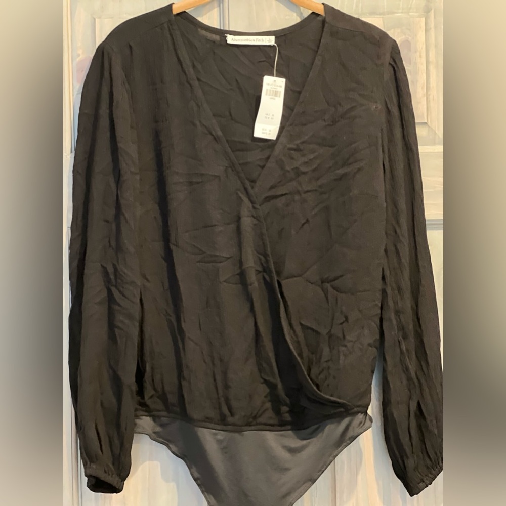 Abercrombie black bodysuit. NWT! Must go!